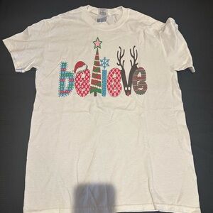 Christmas “BELIEVE” tee